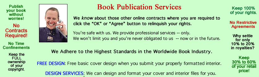 Book Publication Services: Keep 100% of Your Rights